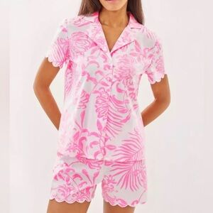 NWT BISCAYNE PJ TOP & SHORTS SET XL (retails $146)